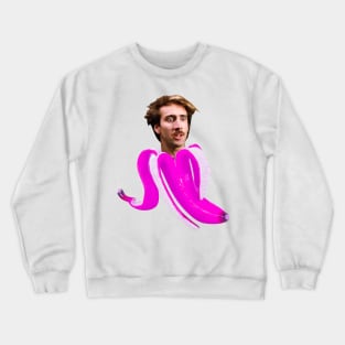 Nicholas cage banana Crewneck Sweatshirt